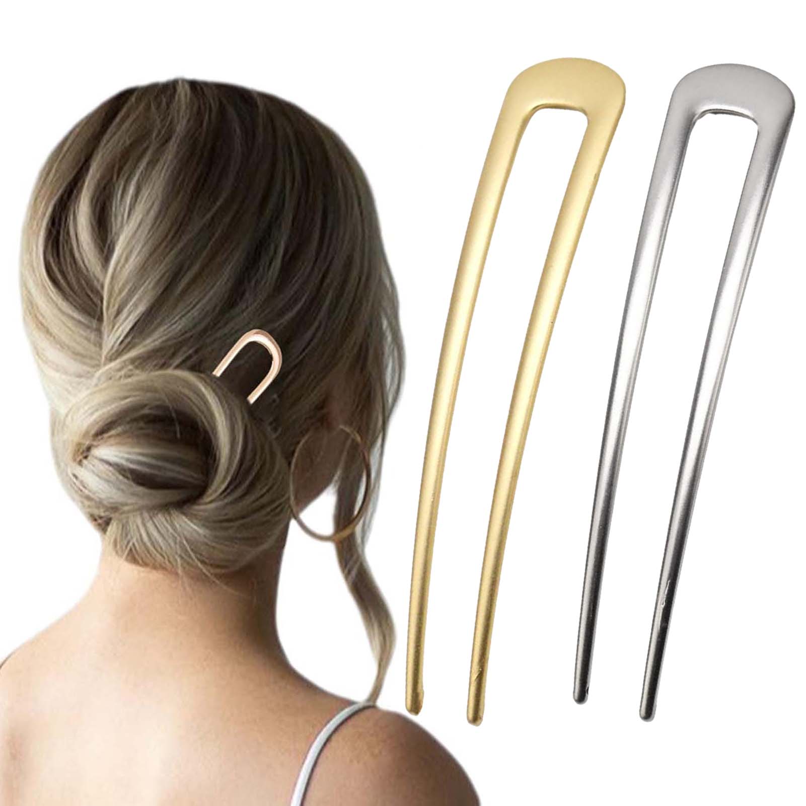 Hair Care Ingredients - French U Shaped Hair Pins Vintage