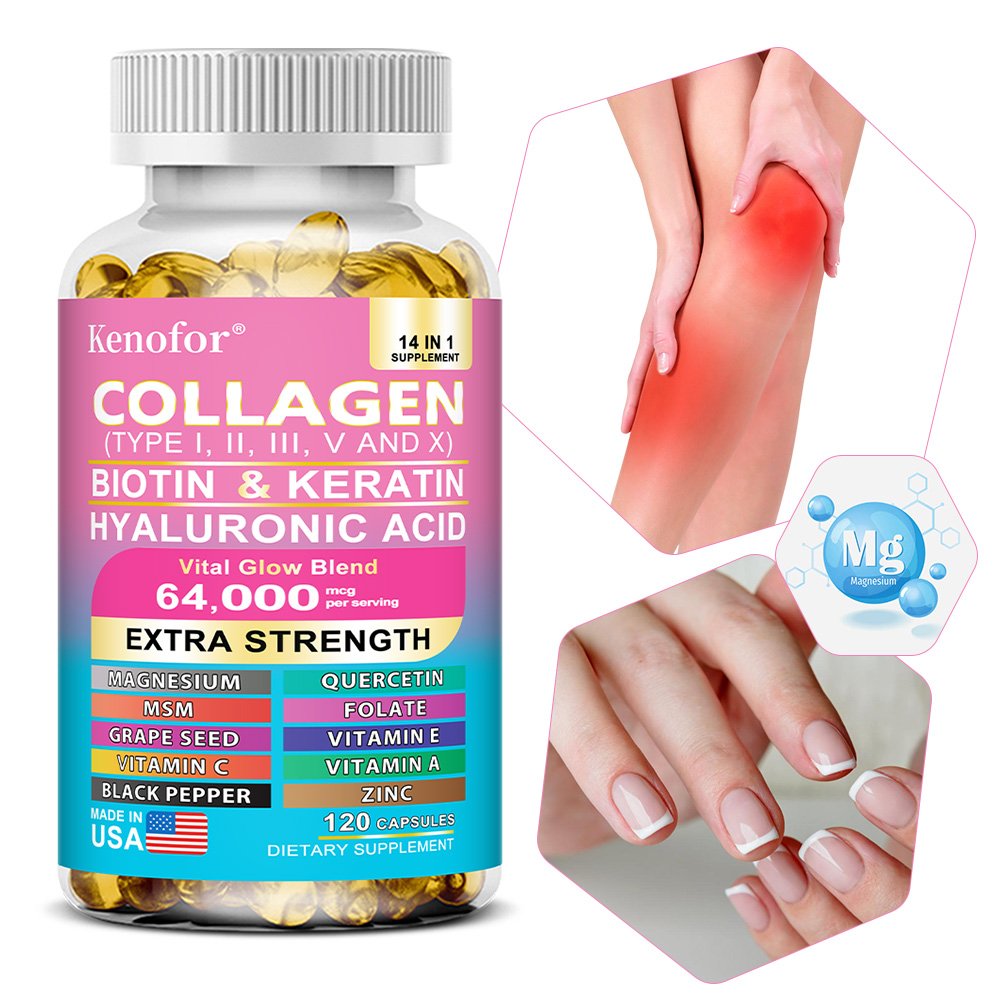Hair Care Capsule - Complex Collagen Capsules, Brighten Skin Tone,