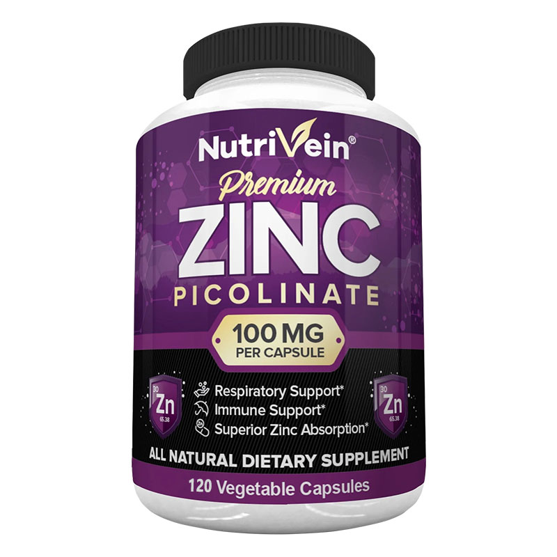 Hair Care Capsule - Premium Zinc Picolinate 100mg - Immune
