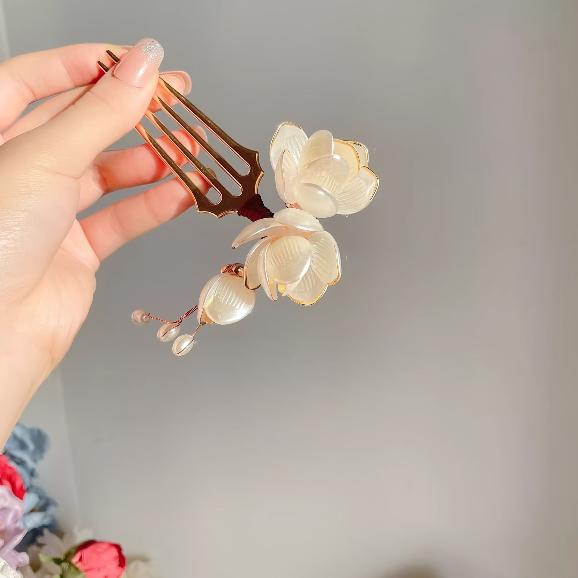 Hair Care Ingredients - Chinese Style Shell Magnolia Flower Hair