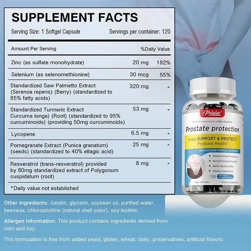 Prostate Complete - Reduces Pr - Hair Care Capsule recension och pris
