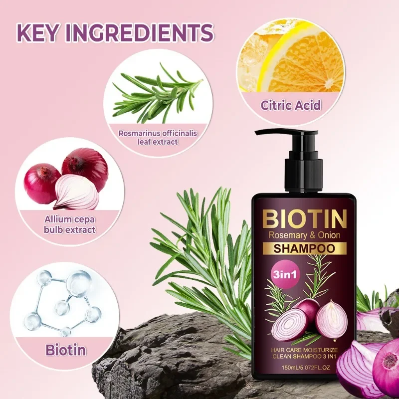 150ml BIOTIN Rosemary & Onion  - Hair Care Natural Ingredients recension och pris