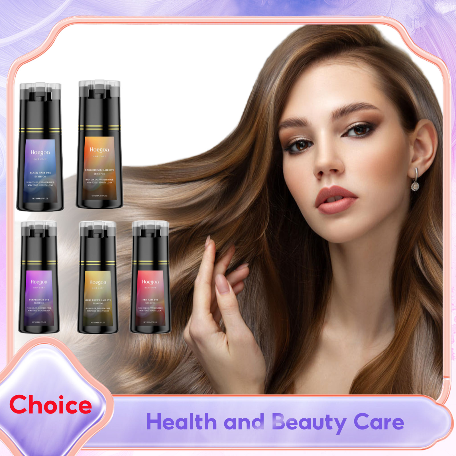 Hair Dye Shampoo for Gray Whit - Hair Care Natural Ingredients recension och pris