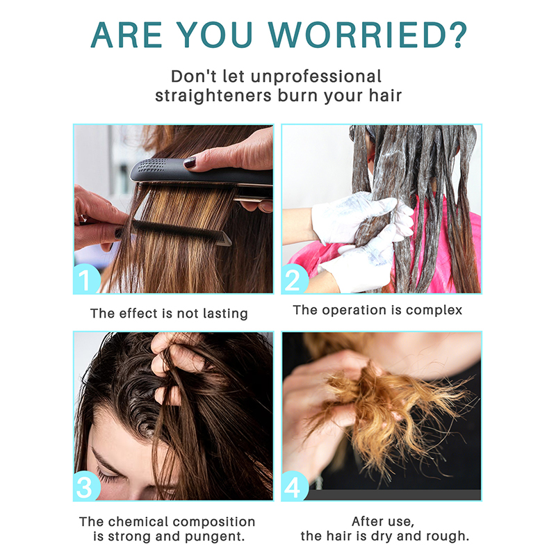 5PCS Professional Keratin Smoo - Hair Care Natural Ingredients recension och pris