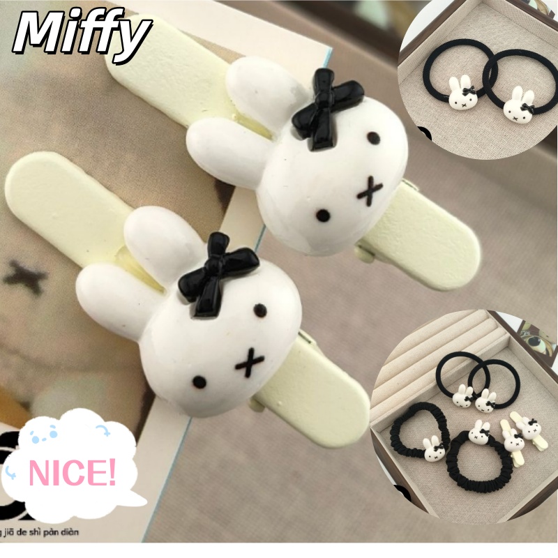 Cute Miffy Bunny Bow Hair Tie, - Hair Care Ingredients recension och pris