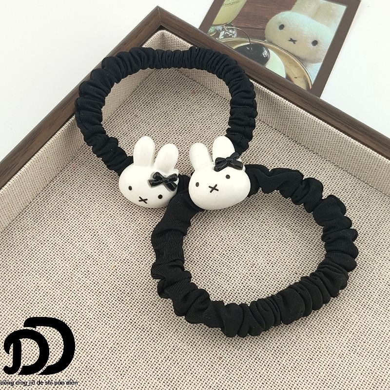 Cute Miffy Bunny Bow Hair Tie, - Hair Care Ingredients recension och pris