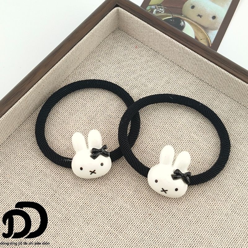 Cute Miffy Bunny Bow Hair Tie, - Hair Care Ingredients recension och pris