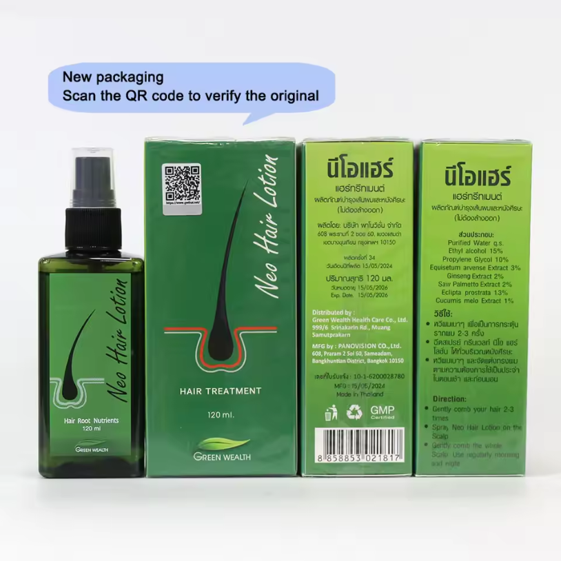 Original Neo Hair Lotion 120ml - Hair Care Natural Products recension och pris
