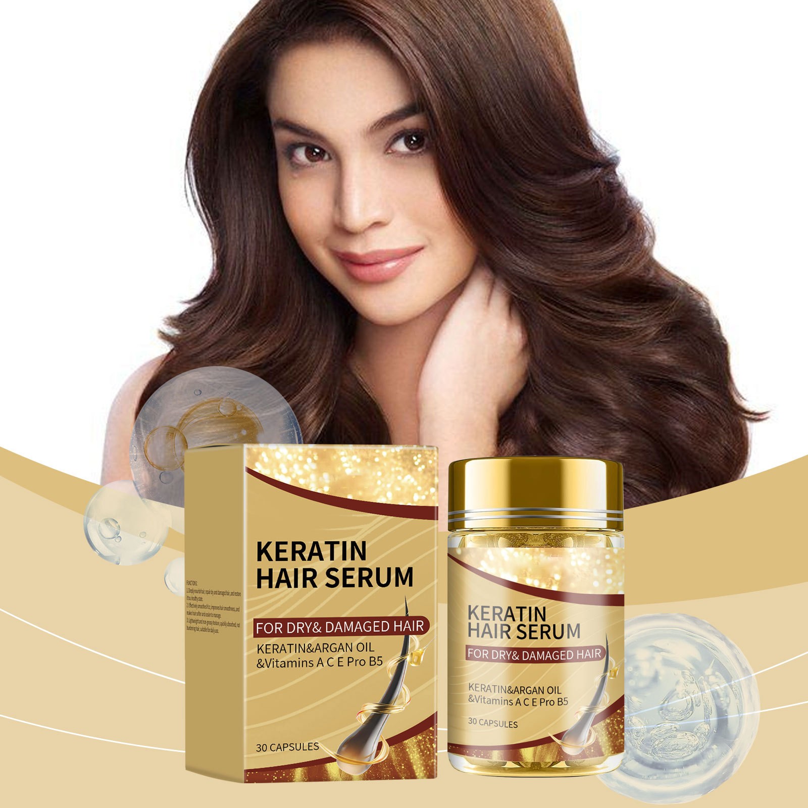 Argan Oil Smooth Hair Care Cap - Hair Care Capsule recension och pris