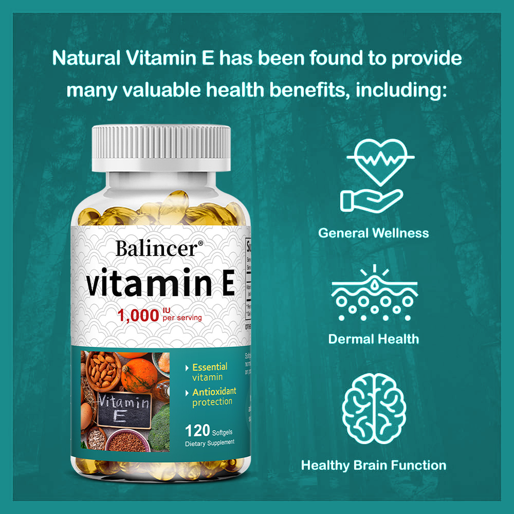 Natural Vitamin E Capsules, An - Hair Care Capsule recension och pris
