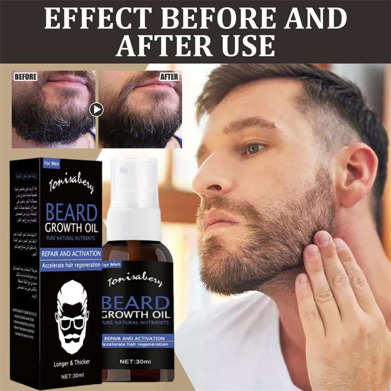 Beard Growth Oil Beard Wax Bal - Hair Care Natural Products recension och pris