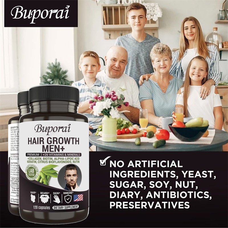 Hair Growth Men Supplement - B - Hair Care Capsule recension och pris