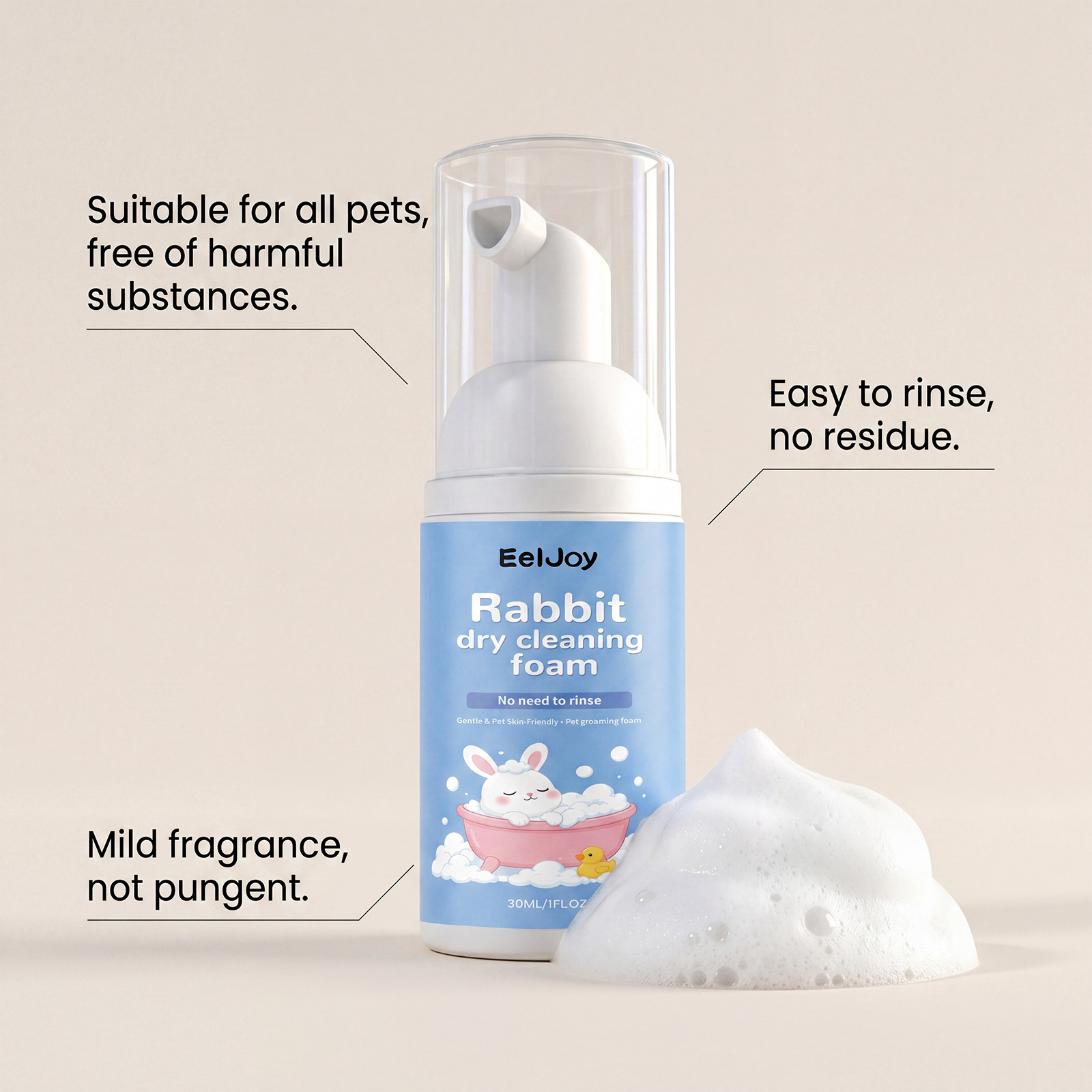 Cleaning Mousse Deep Moisturiz - Hair Care Natural Ingredients recension och pris