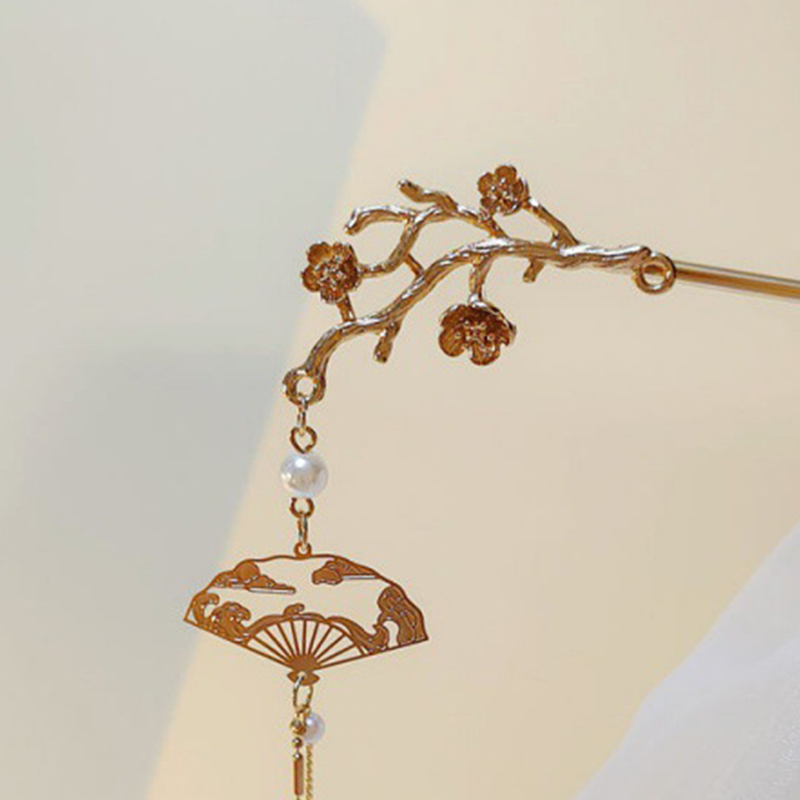 Retro Flower Tassel Hairpin Fo - Hair Care Ingredients recension och pris