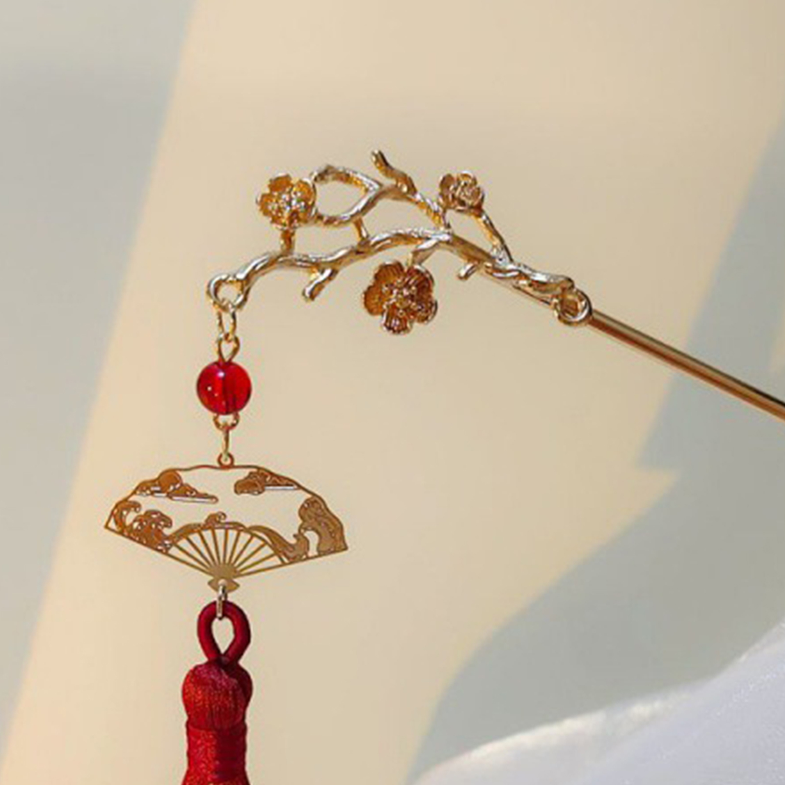 Retro Flower Tassel Hairpin Fo - Hair Care Ingredients recension och pris