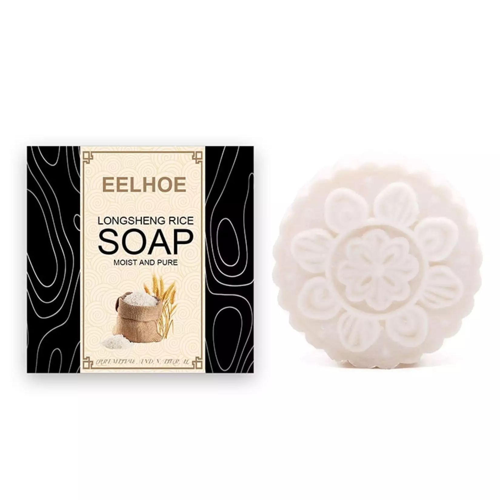 EELHOE Rice Soap Shampoo Handc - Hair Care Natural Ingredients recension och pris